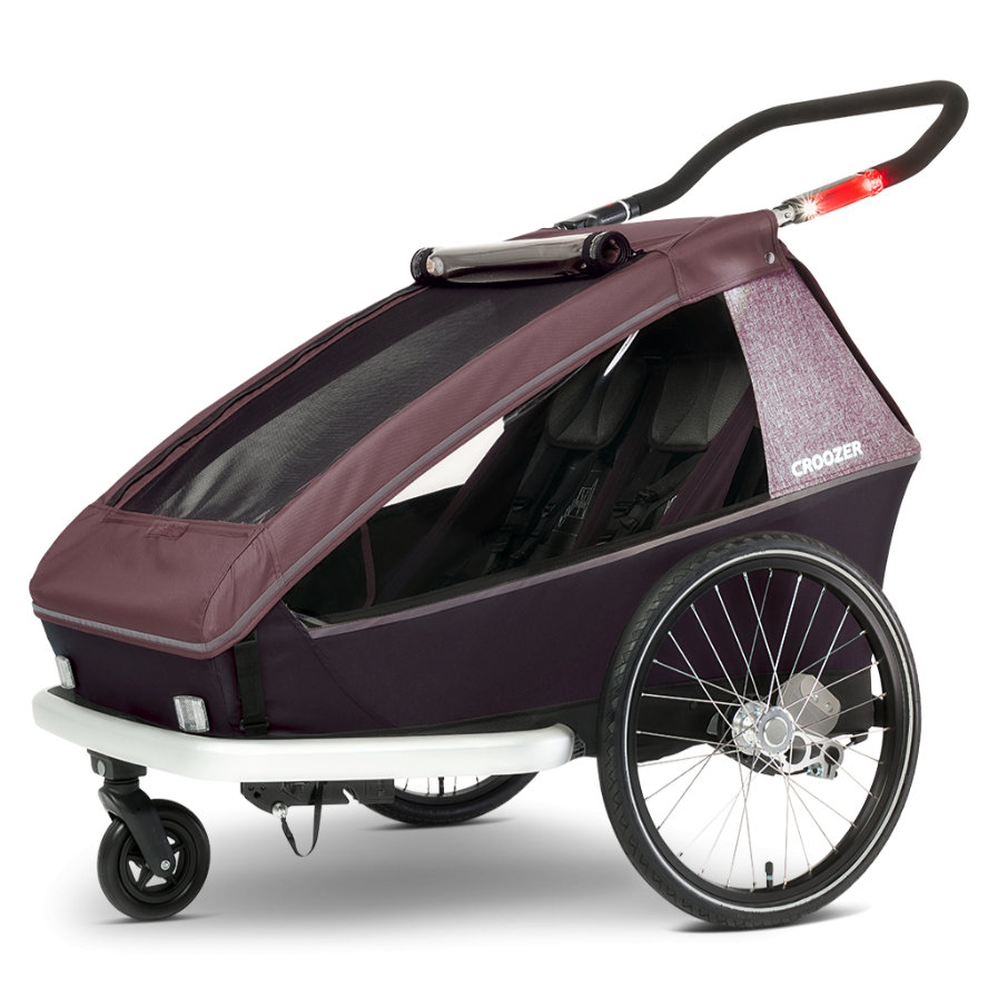 CROOZER Fahrradanhänger Kid Vaaya 2-Sitzer