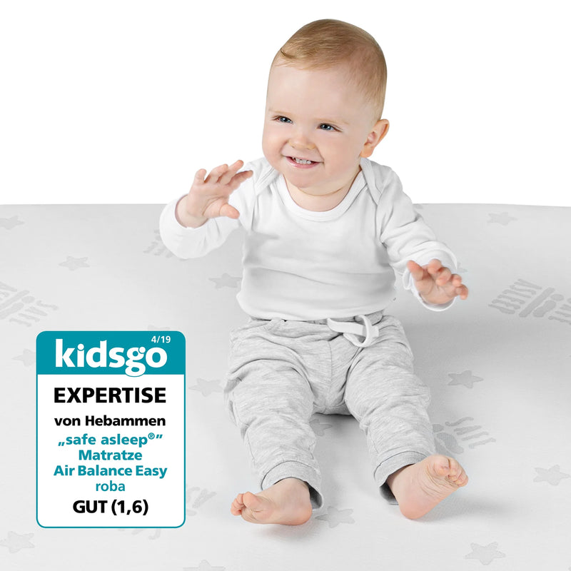 ROBA Baby- & Kinderbettmatratze COMFORT AIR ROLL safe asleep 60 x 120