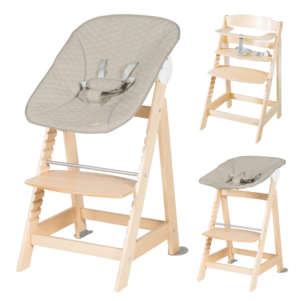 ROBA Treppenhochstuhl Set Born Up - inkl. Aufsatz