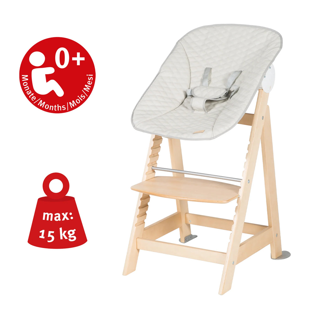 ROBA Treppenhochstuhl Set Born Up - inkl. Aufsatz