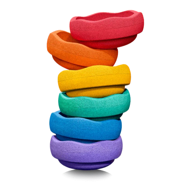 STAPELSTEIN Original Mini Rainbow Set Stapelstein