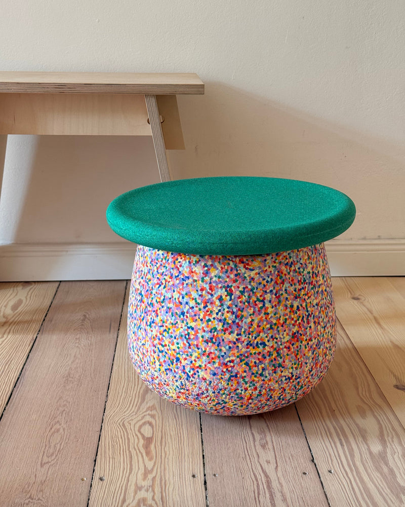 Stapelstein Dynamic Small Unique Super Confetti Green