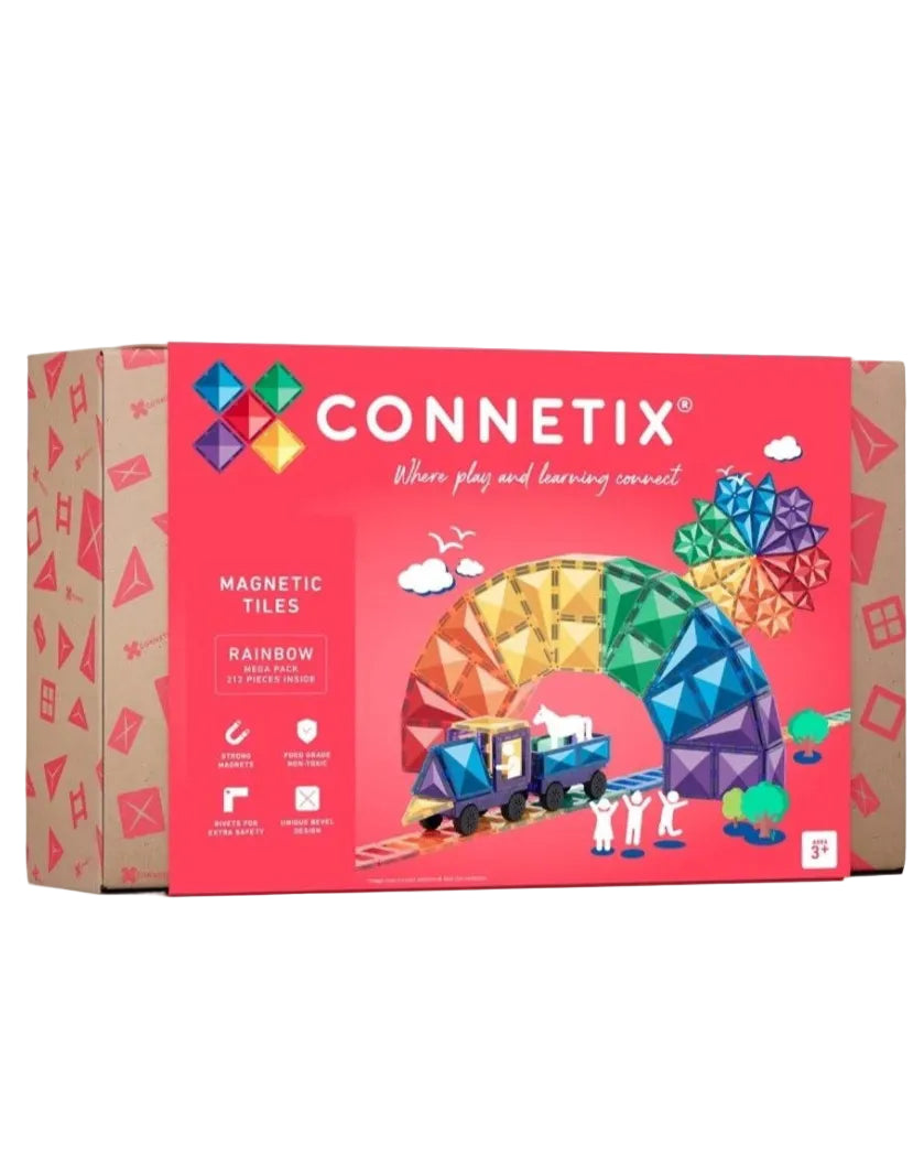 Connetix Magnetbausteine Rainbow Mega Pack - 208 Teile