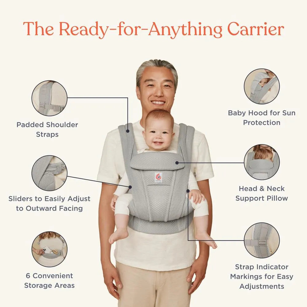 ERGOBABY Babytrage Omni Deluxe Mesh