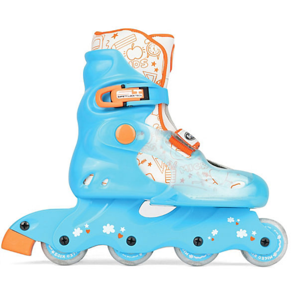 MICRO mitwachsende Inline Skates Kids Future blau micro