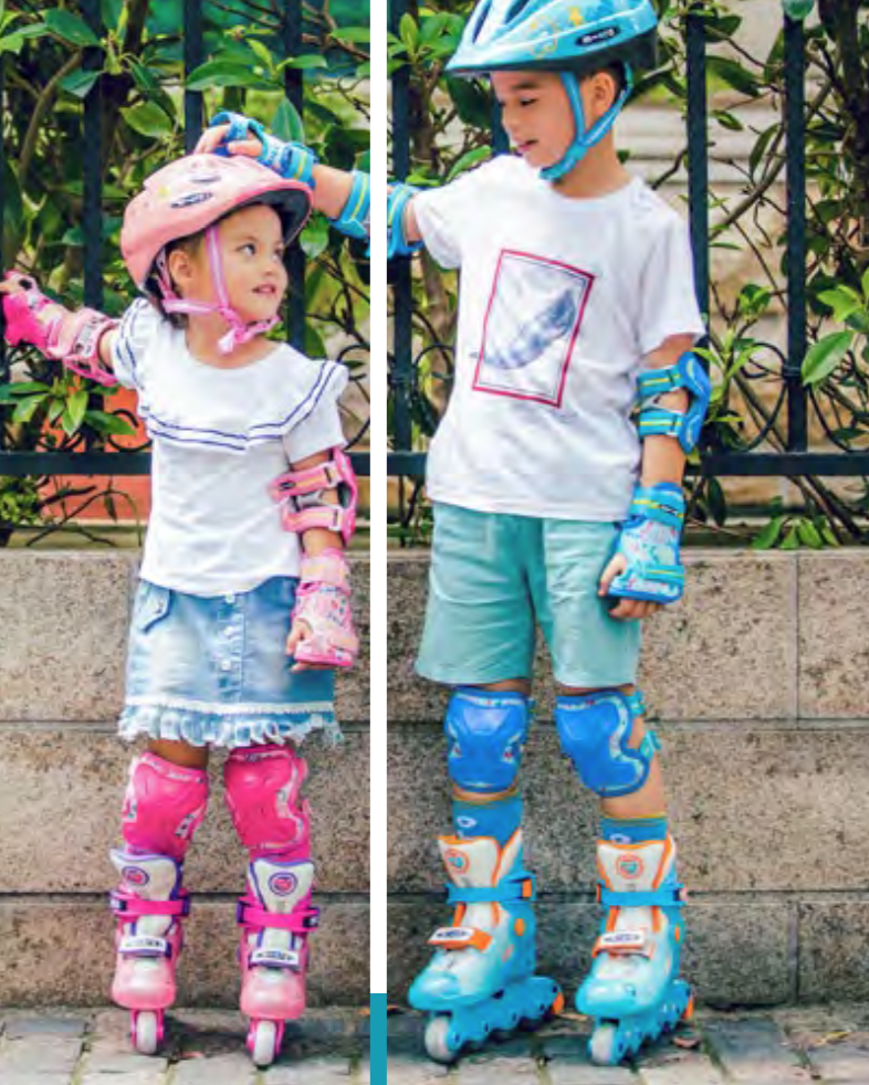 MICRO mitwachsende Inline Skates Kids Future blau micro