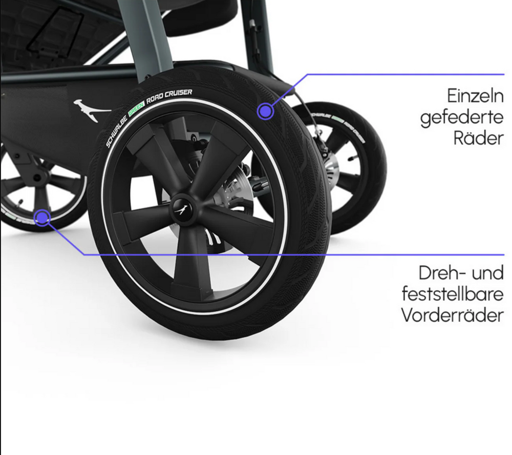 TFK Mono 4 Kinderwagen mit Luft-Rad und Kombi-Einheit (outlet)