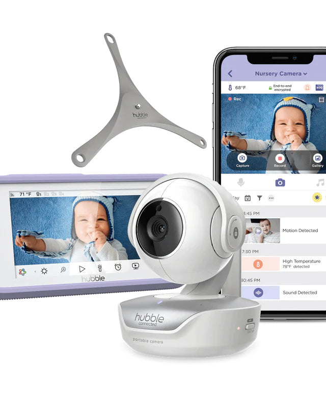 HUBBLE Nursery Pal Deluxe 5" Touch Hubble Connected