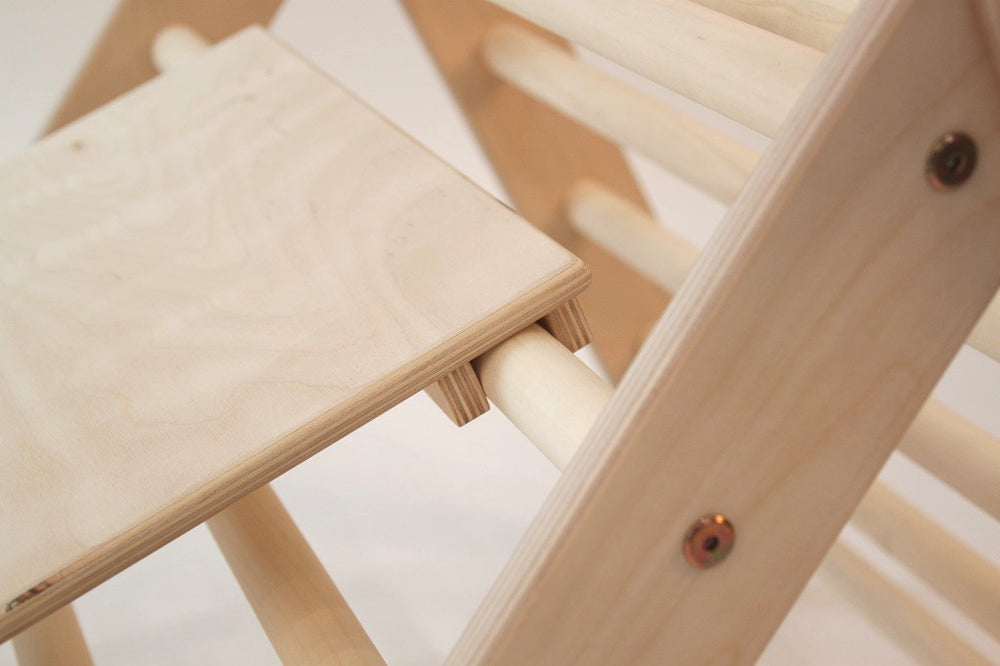 KLETTERLING Kleines Zickenling Set aus Kletterdreieck und Rutsche Kletterling