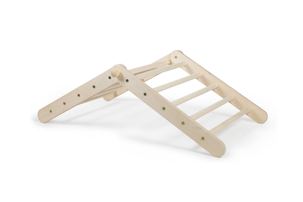 KLETTERLING Kleines Zickenling Set aus Kletterdreieck und Rutsche Kletterling
